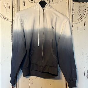 NWOT BOBBLEHAUS Gradient Gray and White Jacket